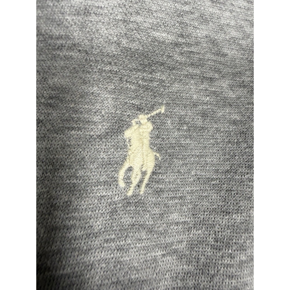 Polo Ralph Lauren Hoodie Womens Small Grey Full Zip Fleece Pony Logo Sweatshirt - Picture 3 of 7